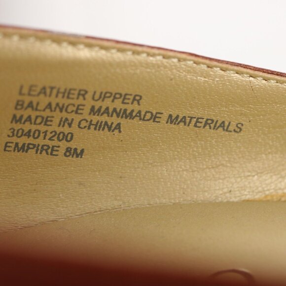 Franco Sarto Womens Empire Pump Size 8 Brown Leopard Calf Hair Heel Dress Shoe - Picture 9 of 12